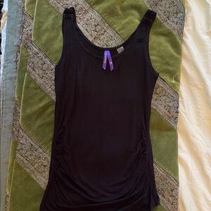 Seraphine maternity Black Tank Top